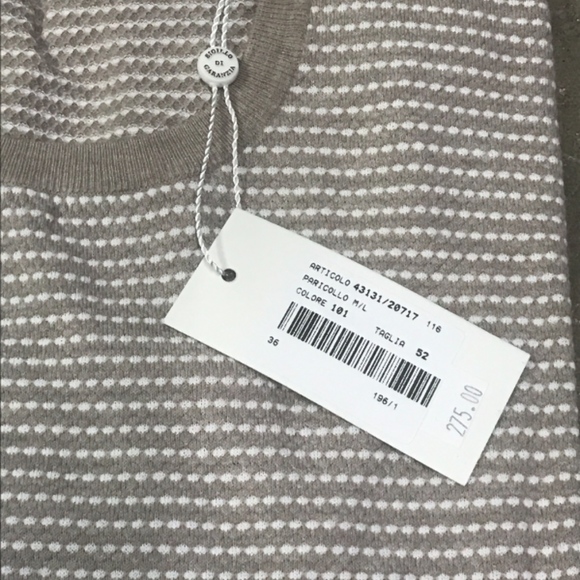 Cellini Italian Crew Neck Knit Sweater - Picture 4 of 7